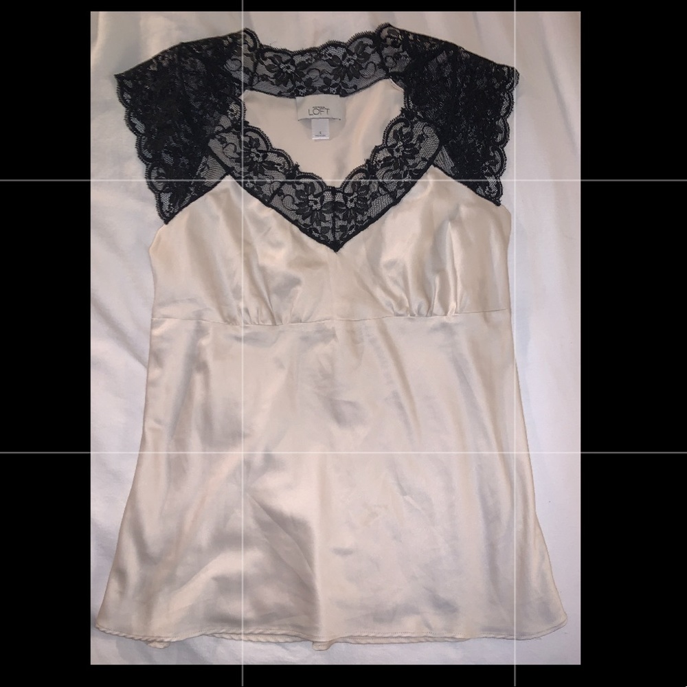 LOFT sexy silky tank SZ 4